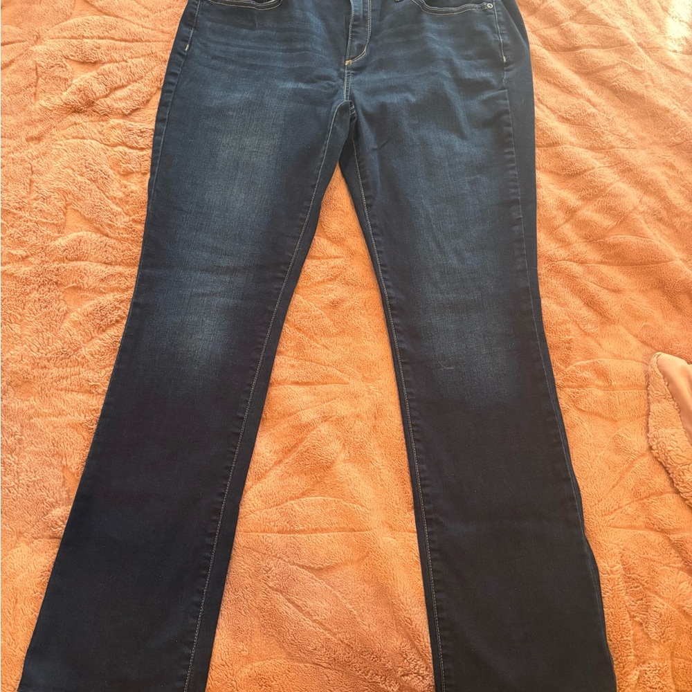 Sonoma size 14 Dark Blue boot Leg Women's Jeans long length